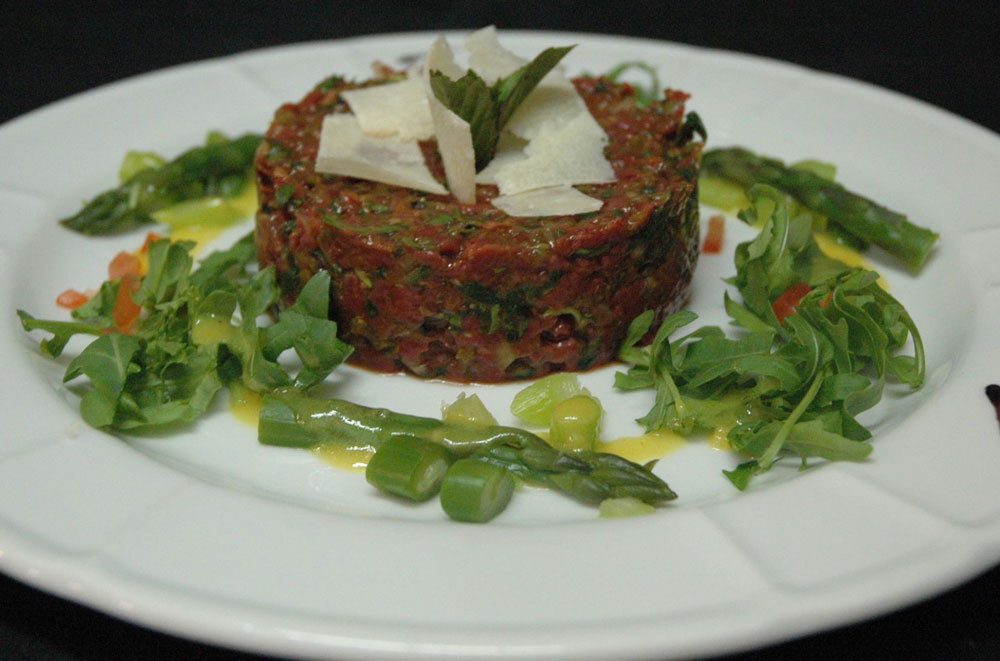 Manger un tartare de bœuf à Lausanne